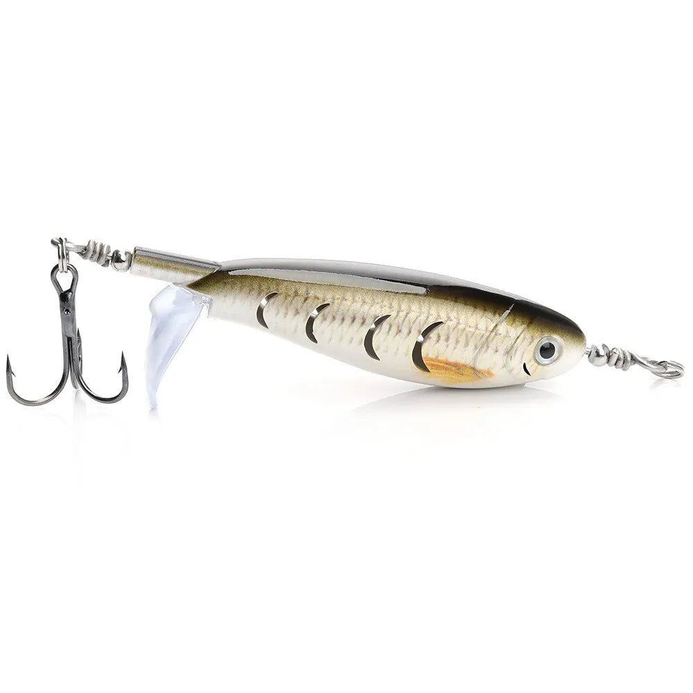7.5cm long bionic fishing lure bait for road fishing shown in one of its five colour variations