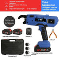 Electric steel bar tying machine with battery and toolbox for construction reinforcement work