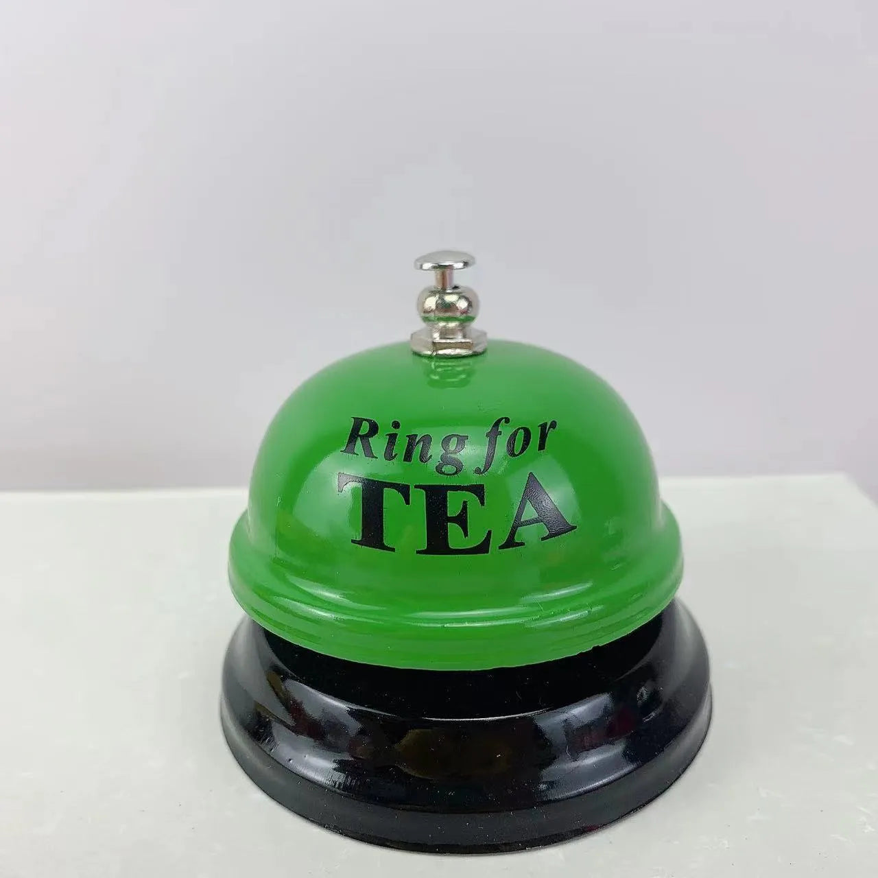Iron classroom game alarm bell in various colours including Red Me and Green Tea variants