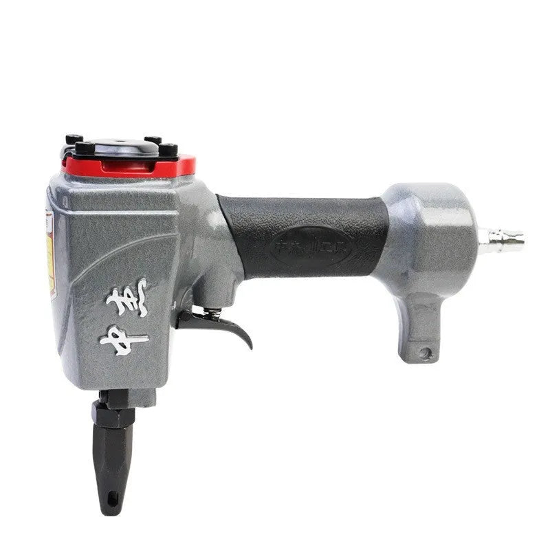 DK30 pneumatic nail gun for metal sheet punching with rubberised grip