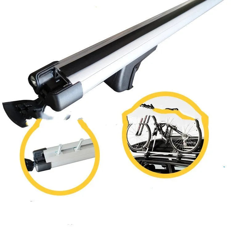 Alloy steel roof rack crossbar set for GM SUVs with adjustable 120-135cm length