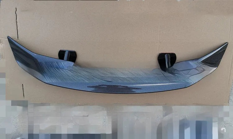 Universal punch-free ABS plastic car spoiler tail wing in various finishes