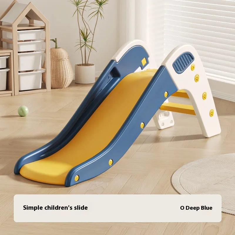 Small plastic indoor slide for babies and toddlers under three years old.