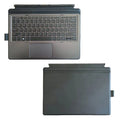 Elite X2 and Pro X2 tablet wireless keyboard with multimedia keys on a grey background.