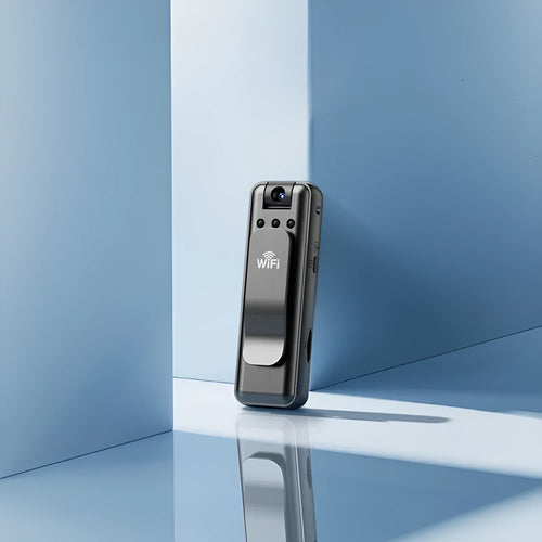 Black back splint surveillance camera with WIFI support and type-C interface