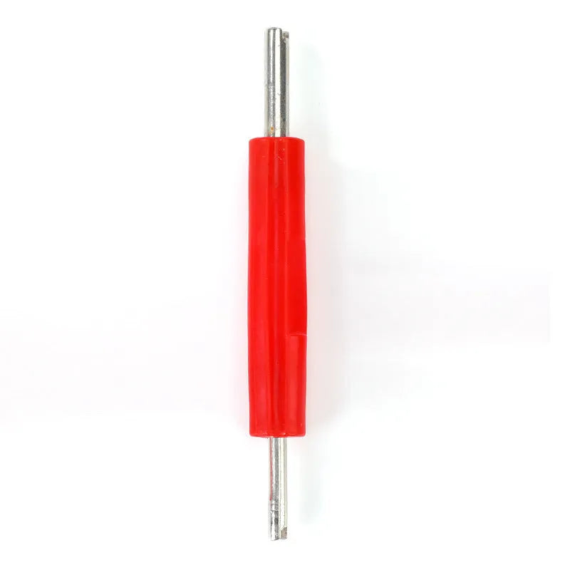 Single-head aluminium alloy valve wrench with 1-inch jaw opening in three colour style options
