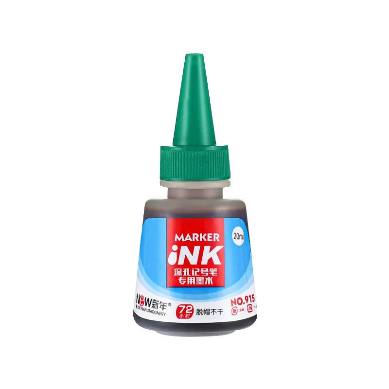 15.2cm quick-dry oil marker pen in black, red, blue and green ink colours for waterproof industrial marking