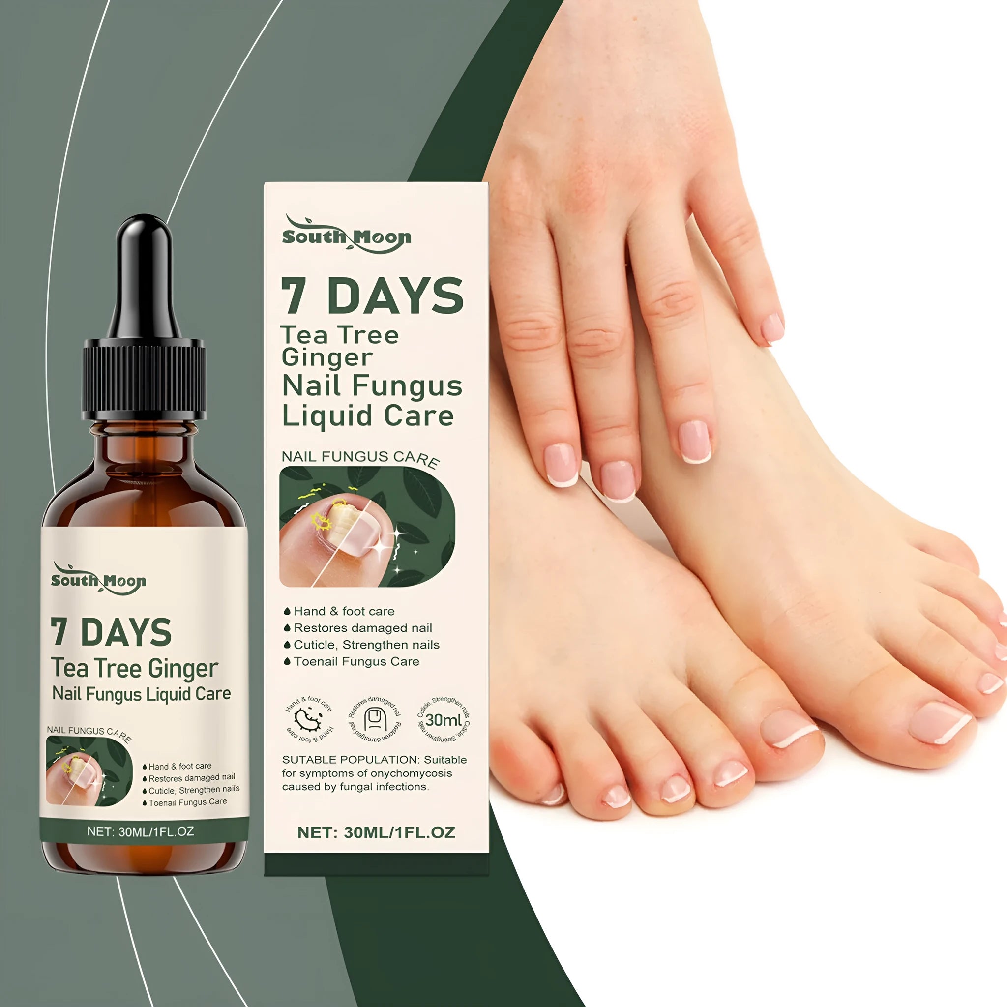 30ml nail care solution bottle for brightening and nourishing treatment