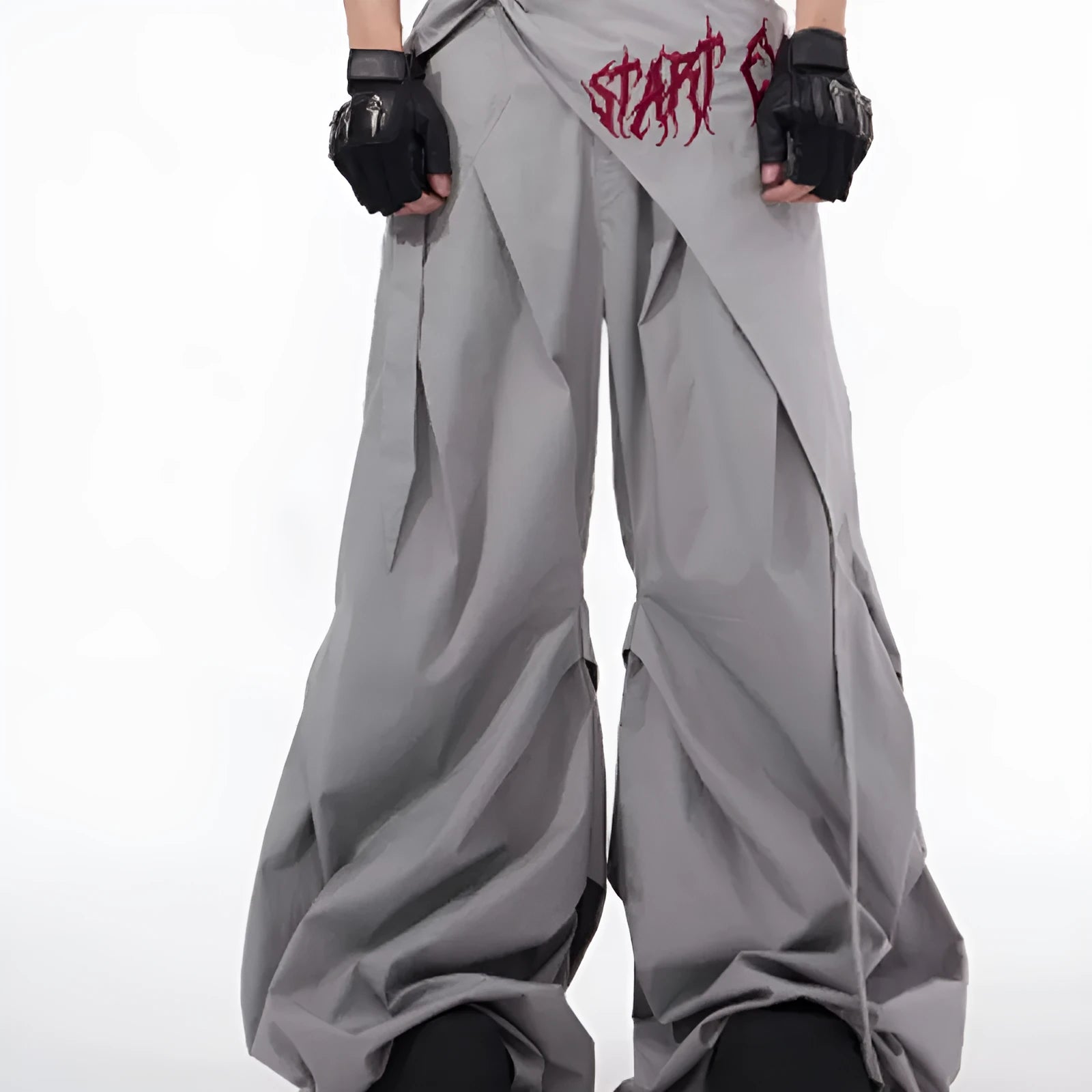 Boys wide-leg trousers in Korean style black and grey options