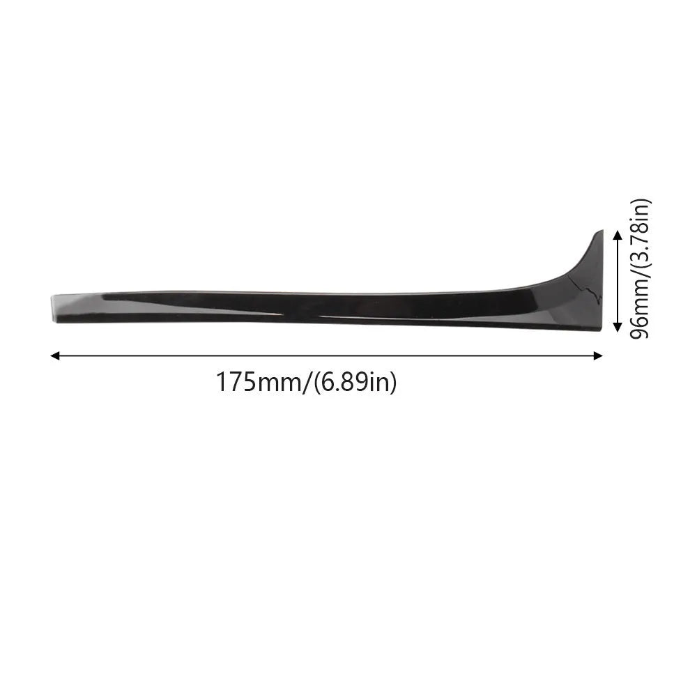 Glossy black ABS plastic rear window spoiler wing for Volkswagen Golf 7 car