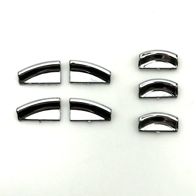 Black glitter decorative sticker for car window lift button customisation