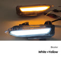 Infiniti Q50 Q70 front bumper LED daytime running and turn signal lamp unit with streamer lights