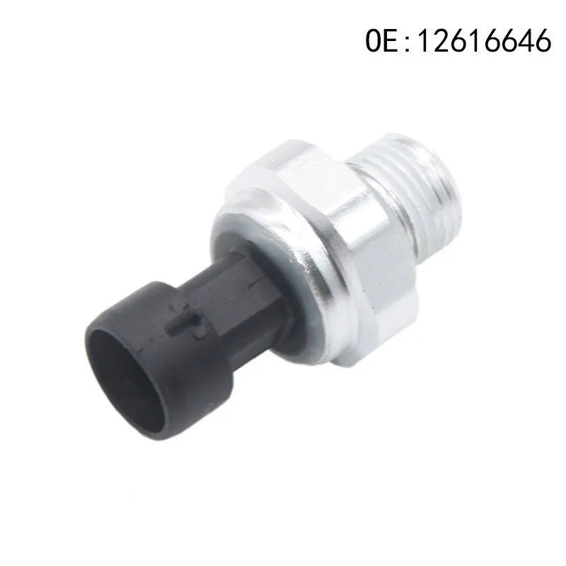 Silver metal fuel pressure sensor for automotive applications with part numbers 12616646 12677836 D1846A