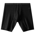 Men's lace boxer shorts in lengthened cut with mid waist design for shaping and hip-lifting support
