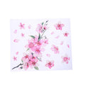Cherry blossom flower pattern car sticker on vehicle window in two size options