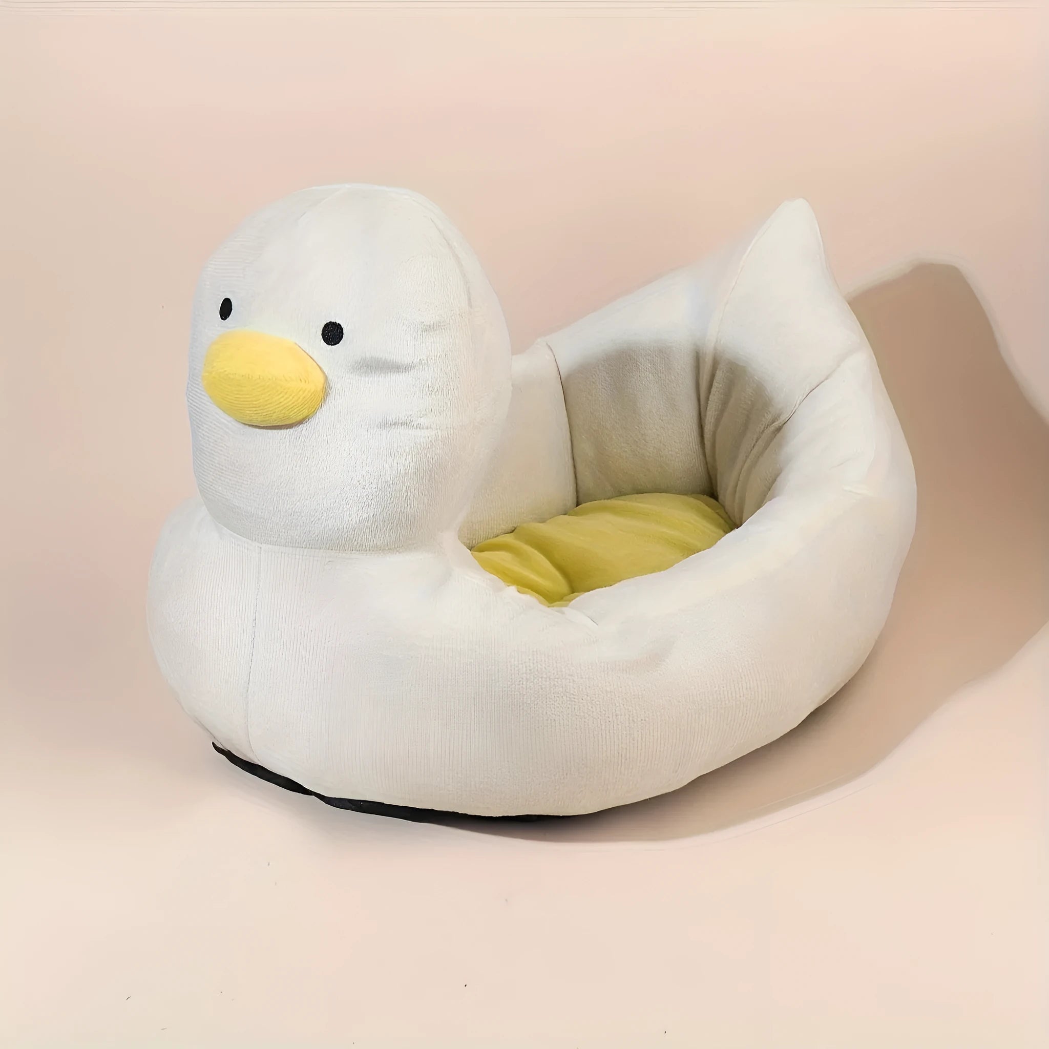Duck shape pet bed sofa for small dogs and cats in blue or white colours