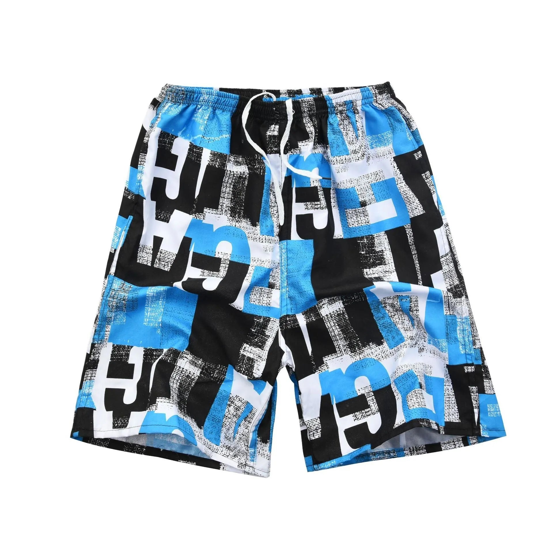Men's floral print swimming trunks in multiple colour patterns with five-point design