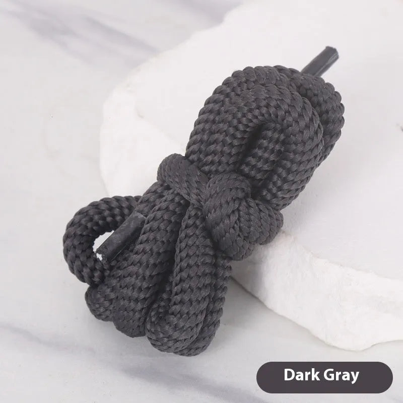 Oval shoelace adapter rope in various colours showing 1.0cm width and length options for sweatshirts and sneakers.