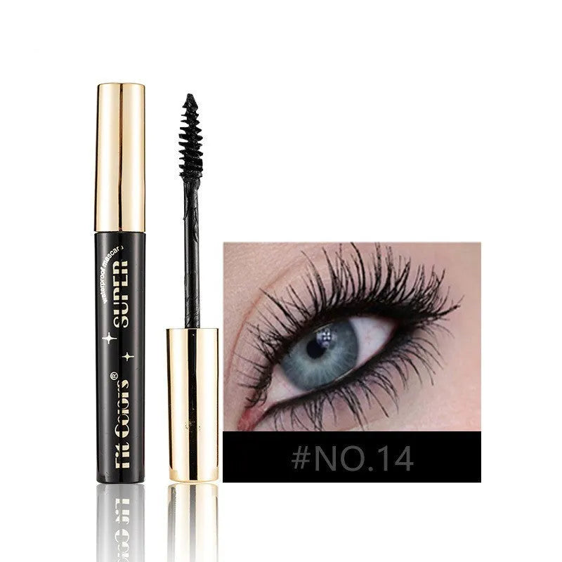 Stage mascara for Christmas performances in 12 colours including gold, purple, blue and green mermaid