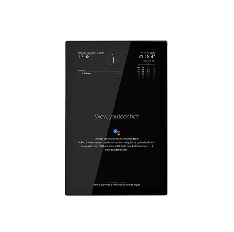 13.3-inch computer voice assistant main control touch display with ABS casing