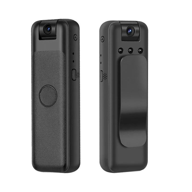 Black back splint surveillance camera with WIFI support and type-C interface
