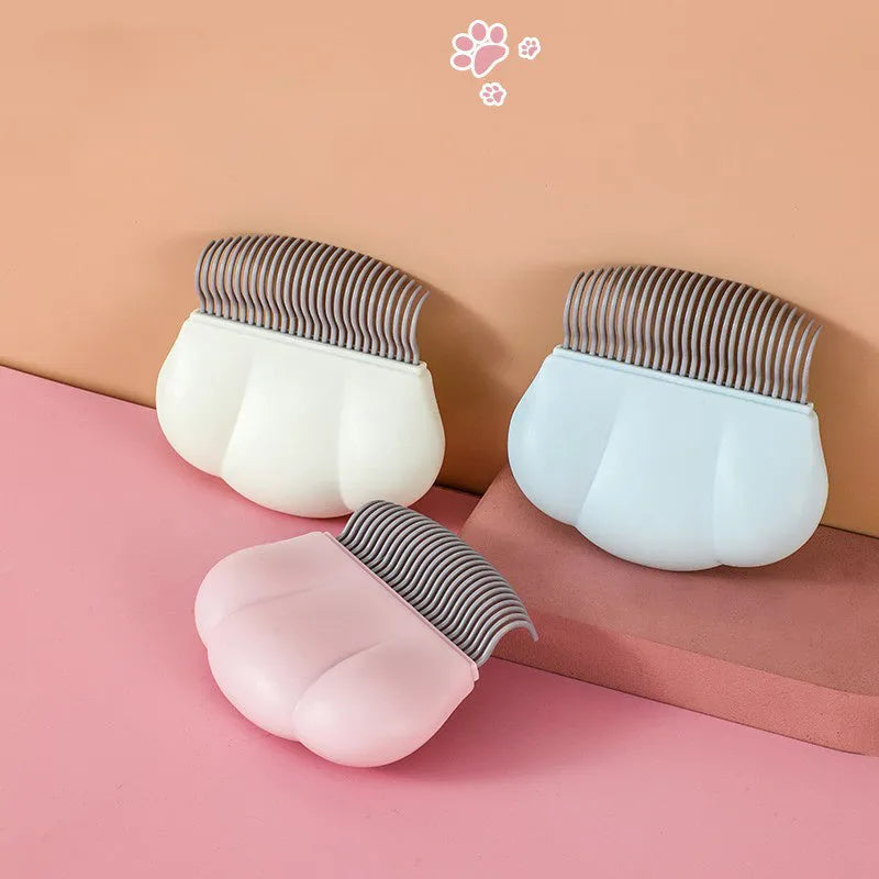 Paw Soft deshedding brush for pet grooming with 9cm brush head