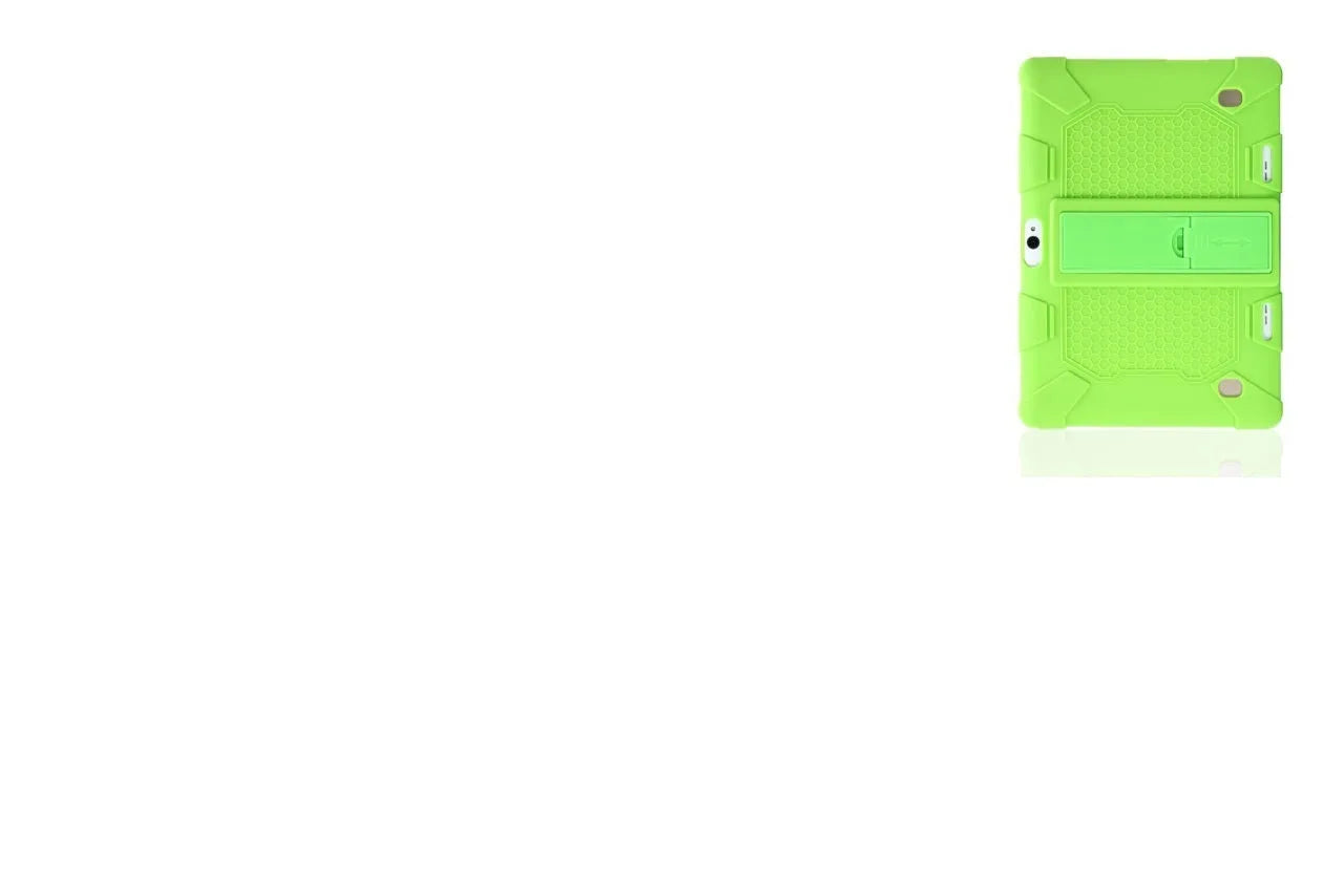 Little Overlord H10 ProM20 silicone protective case for 10.1-inch tablet in multiple colours with kickstand.