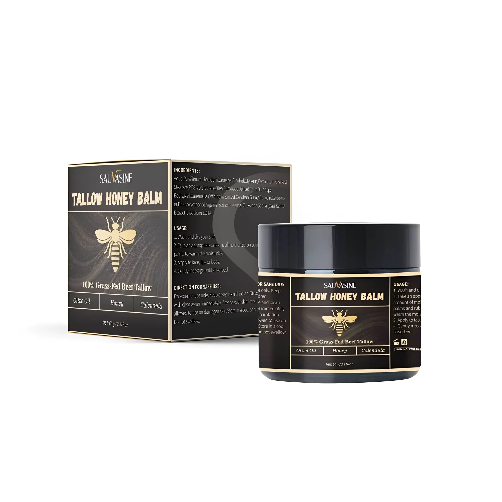 Butter Honey Cream 60g jar with honey and butter moisturising formula for facial skincare
