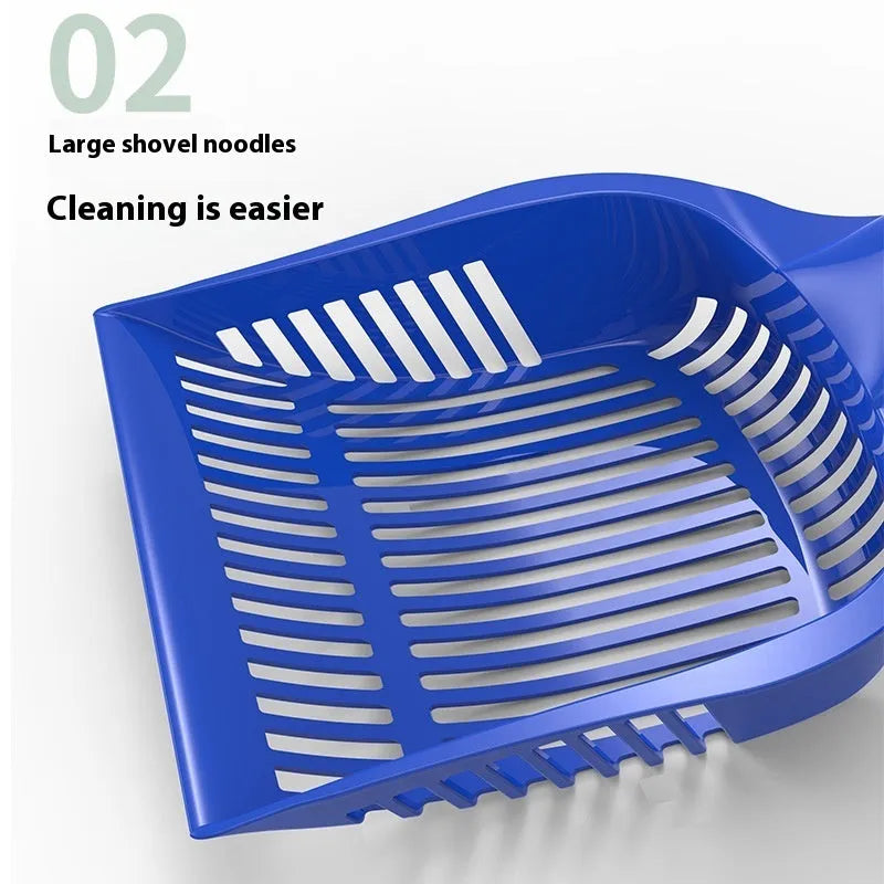 PP plastic cat litter scoop in red, yellow or blue colour with small or medium size options