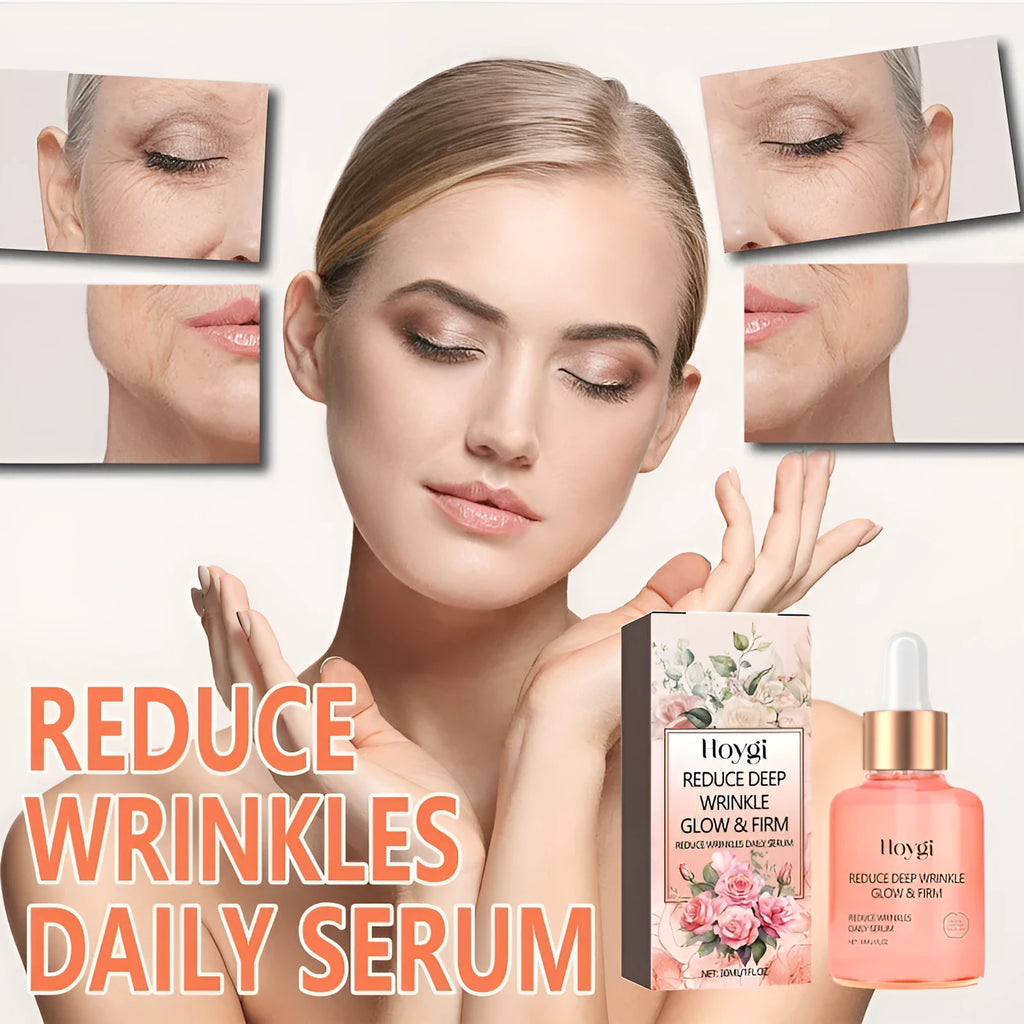 30ml rose essential oil bottle for smoothing wrinkles and brightening skin