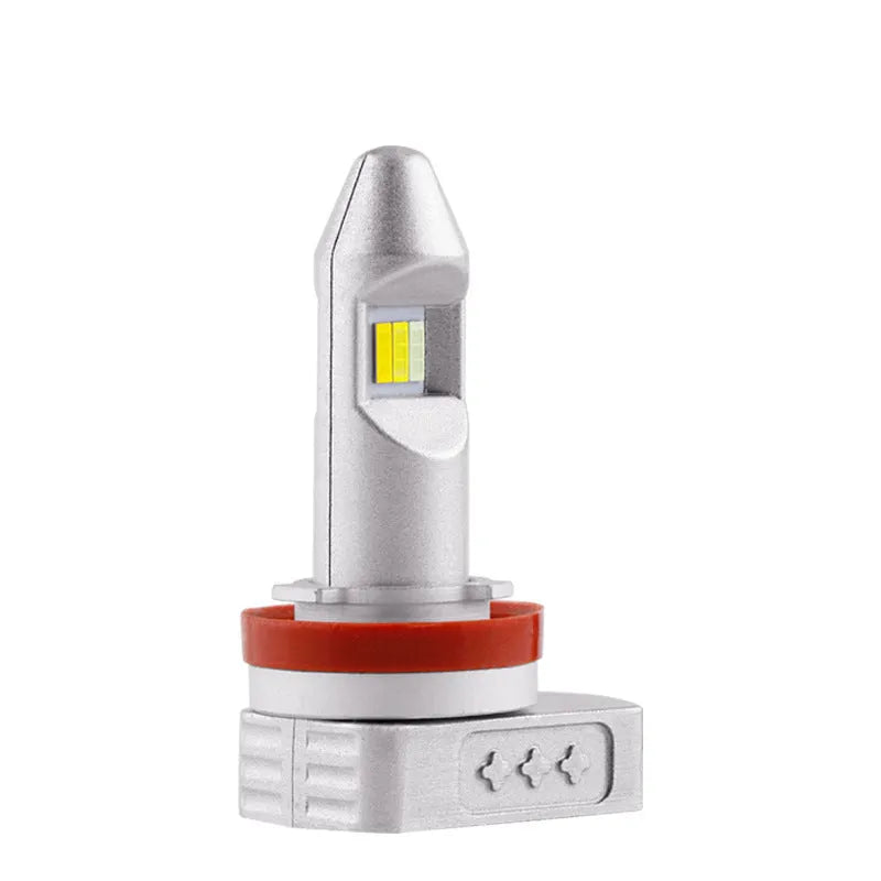 Super bright 6500K white LED car fog lamp bulb with aluminium housing, formats H8 H9 H11 9005 9006 PSX24 PSX26.