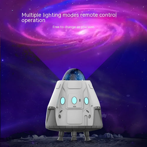White space capsule Bluetooth remote control Northern Lights starry sky ambience light