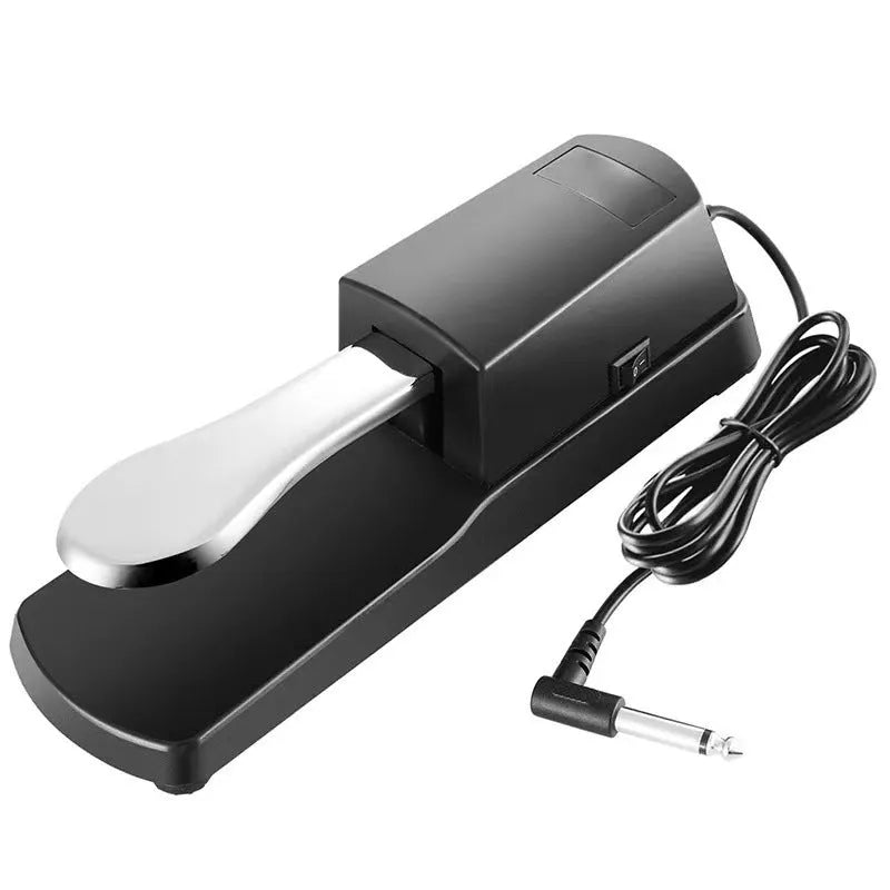 Single sustain pedal for electronic keyboards with ABS plastic housing