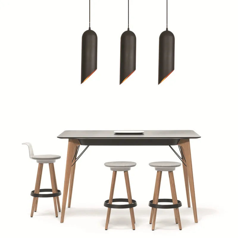 Retro iron art chandelier in D8053 matte black finish for bedroom or living room lighting