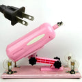 Bobb women's automatic telescopic thrusting sex tool in purple, black, and pink colours