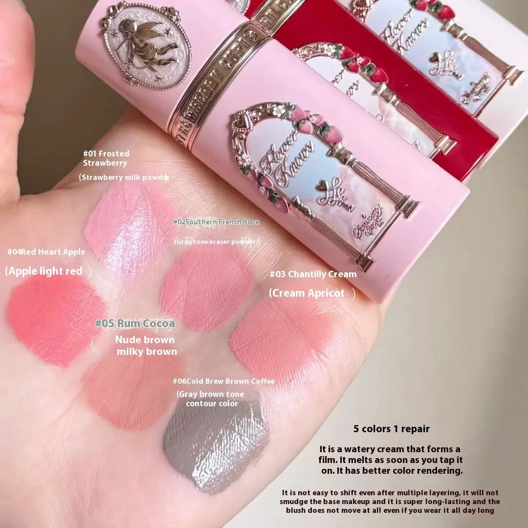 Strawberry Cupid Liquid Blush tube in one of six available colour shades.