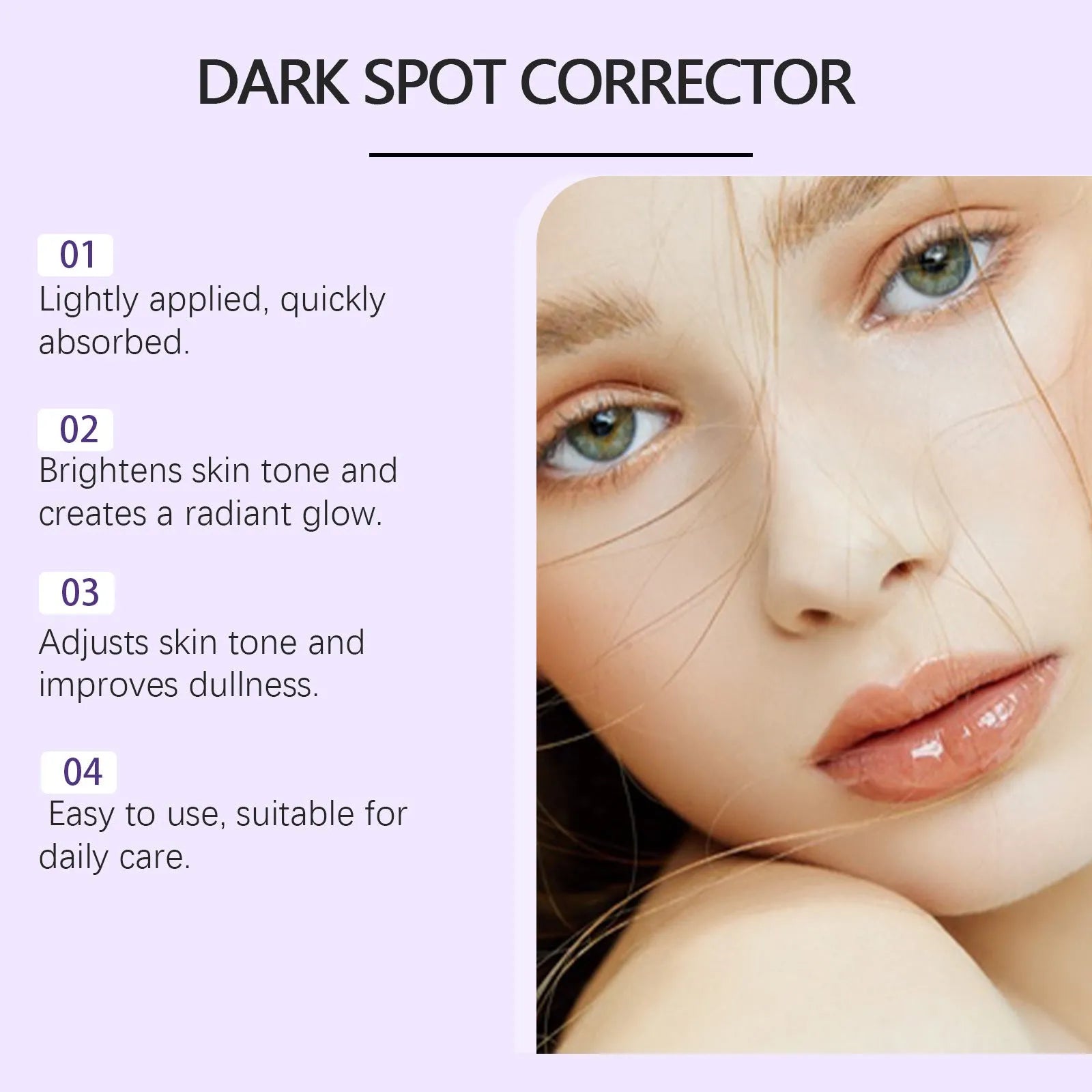 50g skin care cream in 3.5cm by 13cm container for daily moisturising and water oil balance