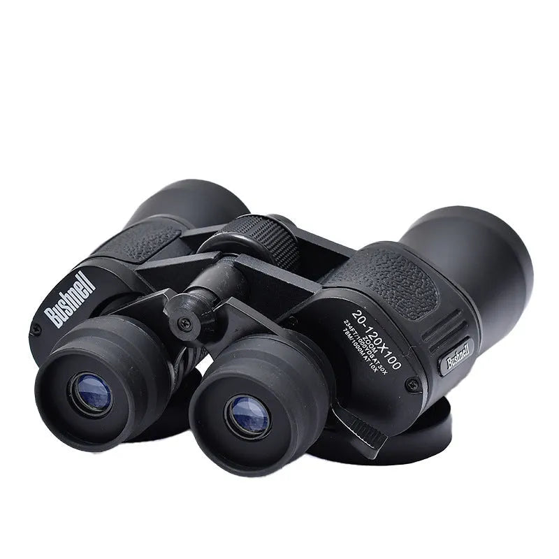 Outdoor telescope binoculars with continuous zoom 20-120x high power magnification in double barrel design