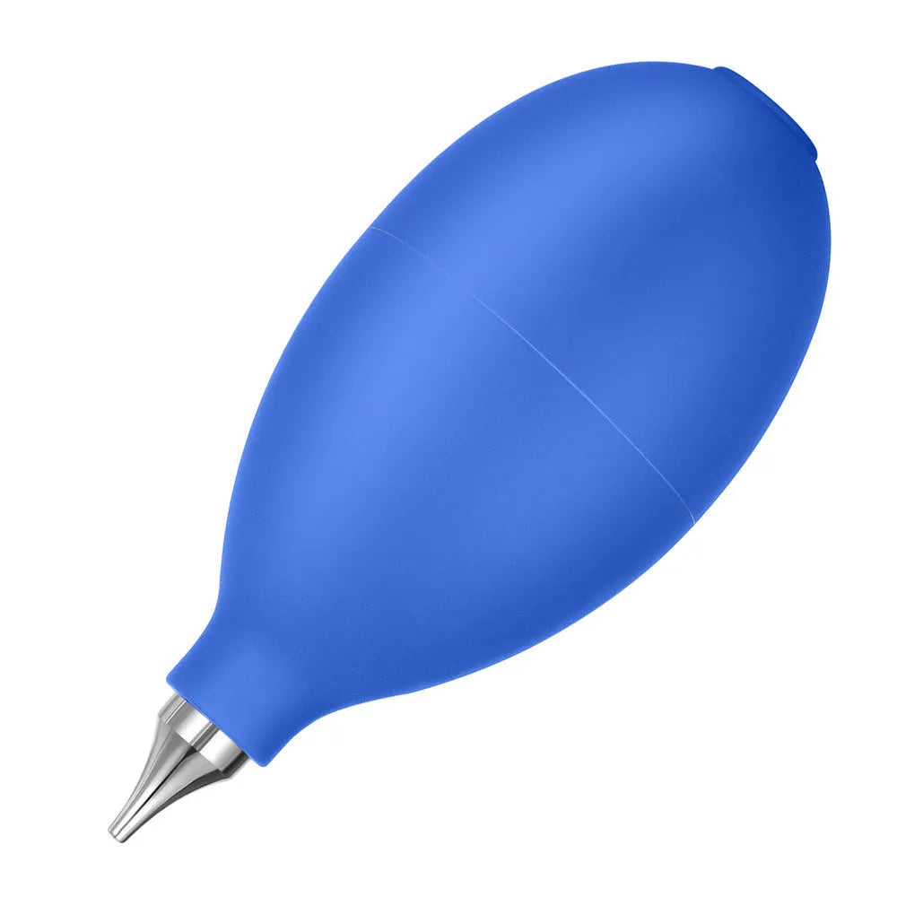 Blue and black rubber dust removal ball cleaning tool for camera and mobile phone maintenance