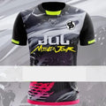 Men's loose fit short sleeve t-shirt in breathable mesh polyester fabric