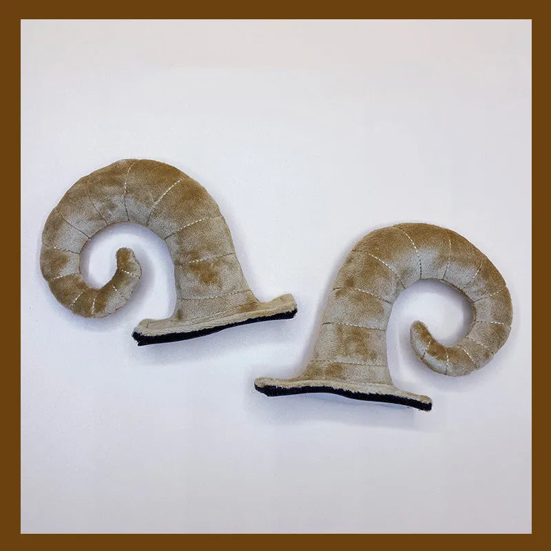 Composite fiber demon horn decorations for motorcycle helmets in four colour options