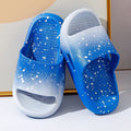 Children's gradient colour PVC sandals with non-slip soles in multiple summer colours