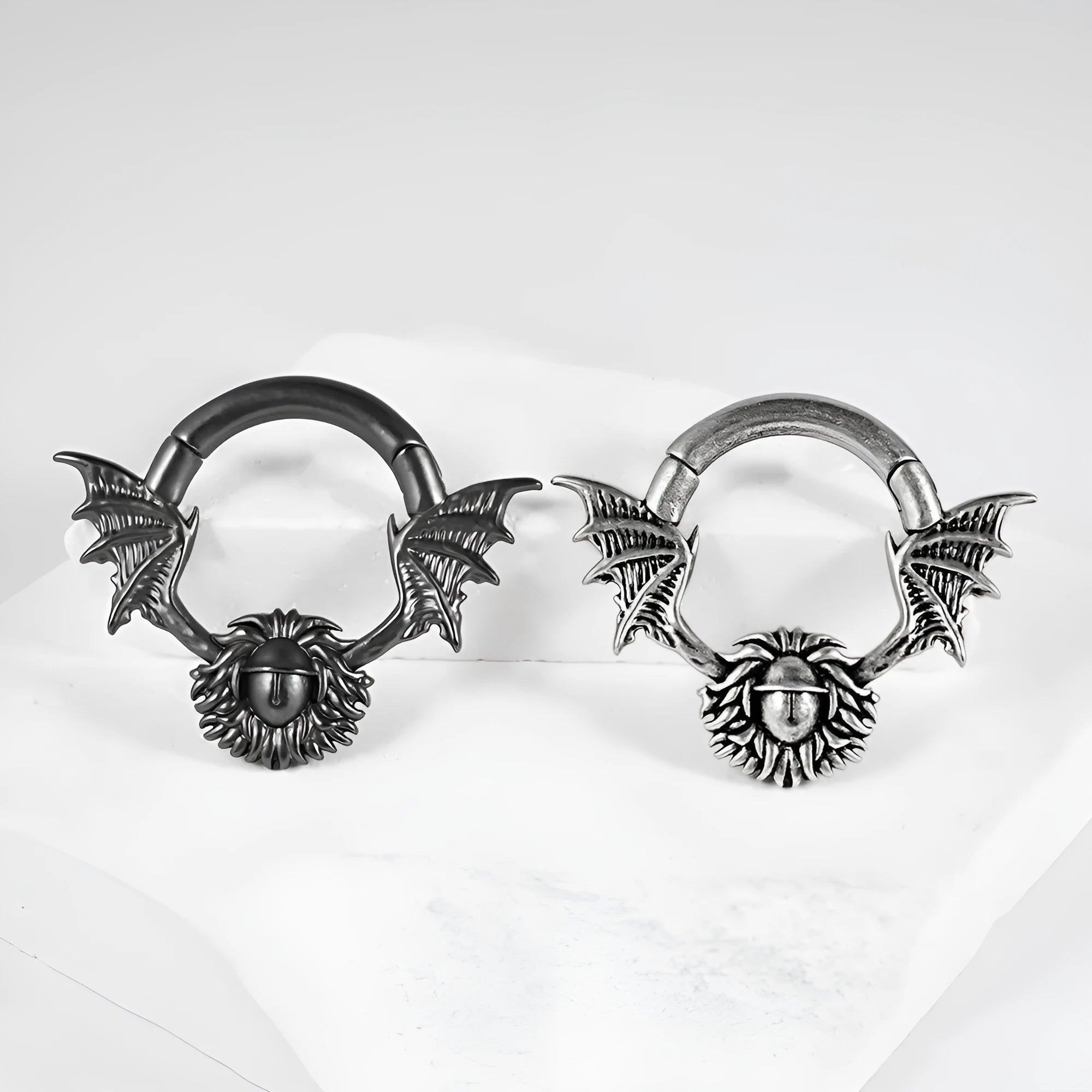 A pair of copper geometric magnet ear extender earrings in one of eight available styles.