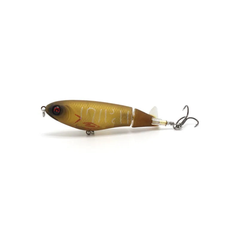 7.5cm long bionic fishing lure bait for road fishing shown in one of its five colour variations