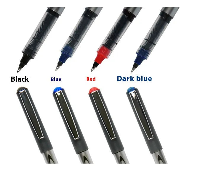 Box of 12 water-based quick-drying signature pens with 0.5mm tips in multiple colour options