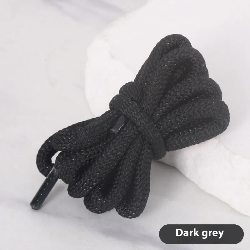 Oval shoelace adapter rope in various colours showing 1.0cm width and length options for sweatshirts and sneakers.