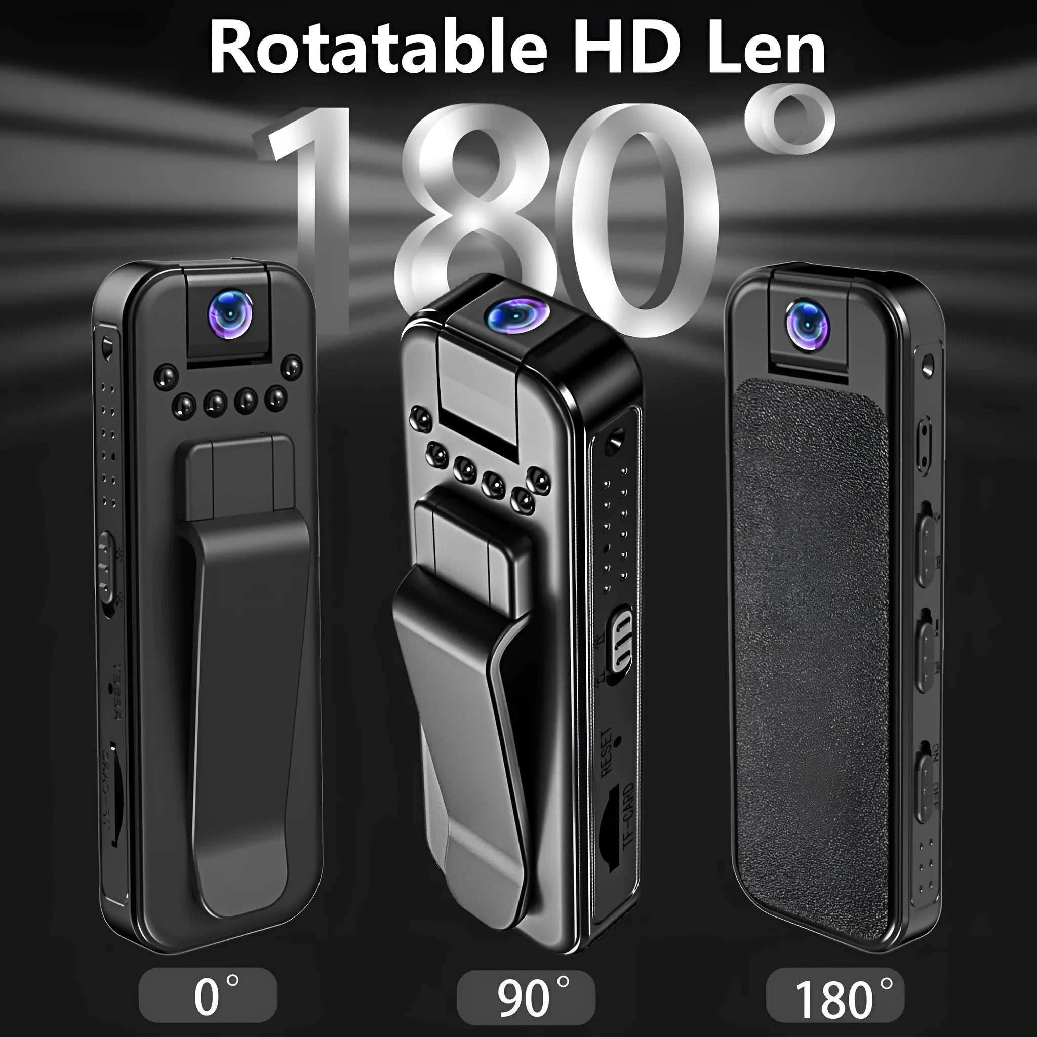 L7 Outdoor HD video recorder with WiFi and night vision infrared for home and conference use.