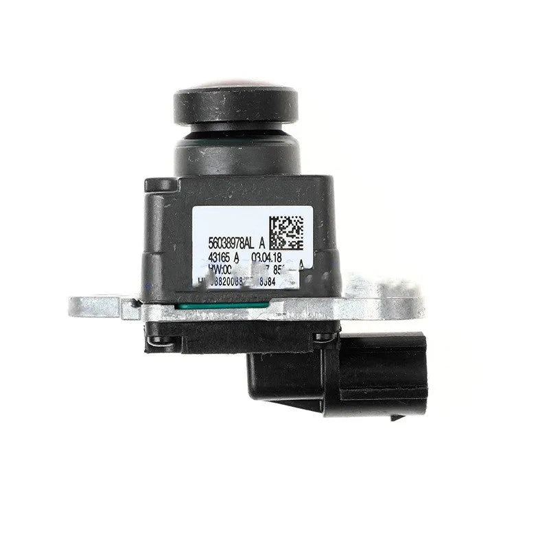 Black plastic rear view reversing camera for Dodge Ram trucks with rotating adjustable angle