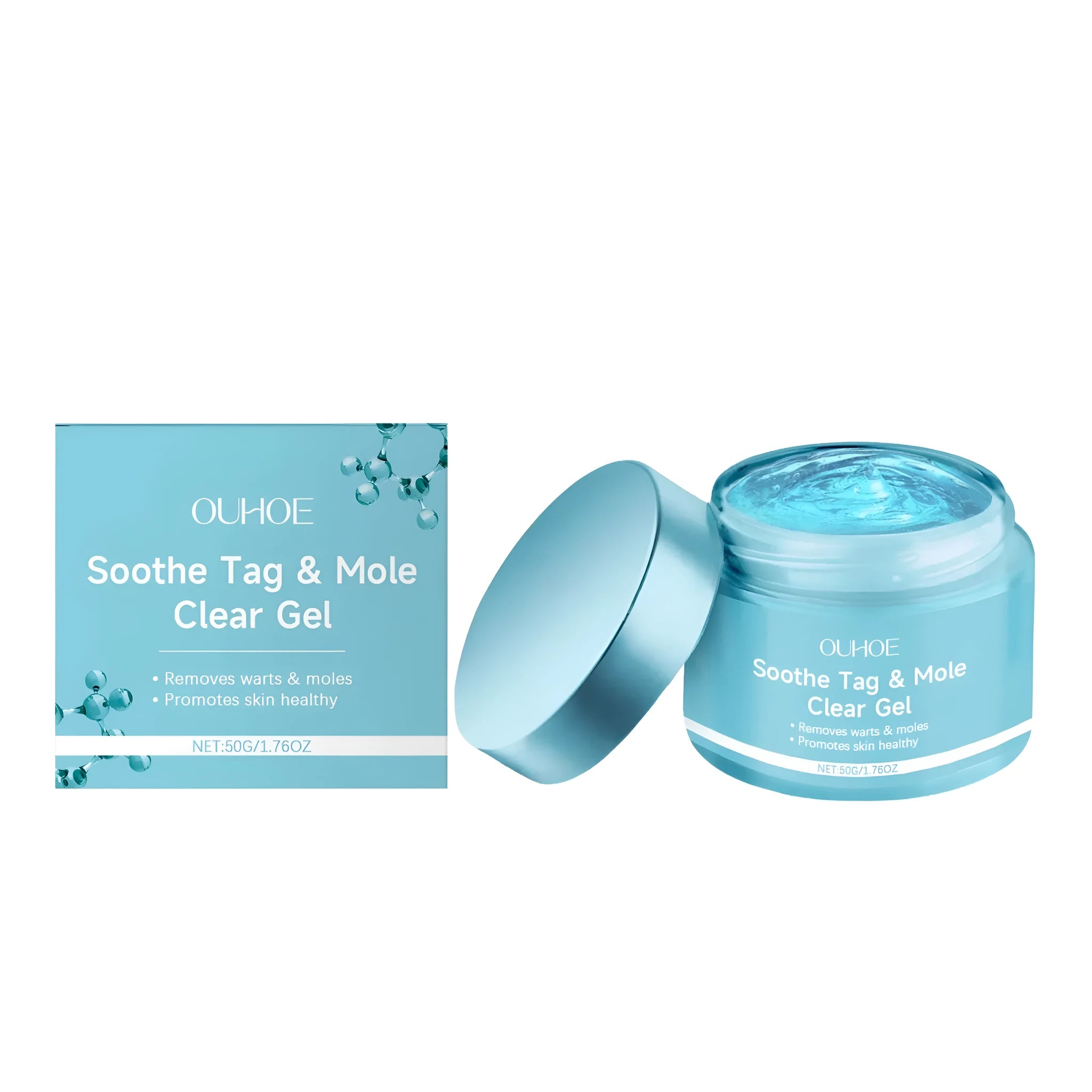 50g tube of wart and nevus removal gel with centella asiatica and salicylic acid.