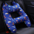 55x70cm automotive headrest pillow with pearl cotton filling showing pattern options